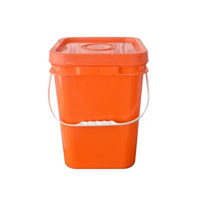 ڑککن کے ساتھ 5 گیلن اسکوائر بالٹی